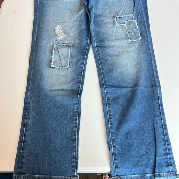Jag Jeans - 10, relaxed boyfriend, deconstructed jeans, patchwork‎ - Picture 5 of 11